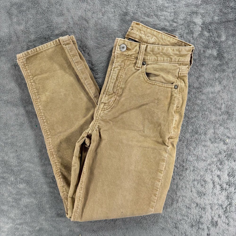 American Eagle Women’s Corduroy Straight Jean Brown Classic Everyday